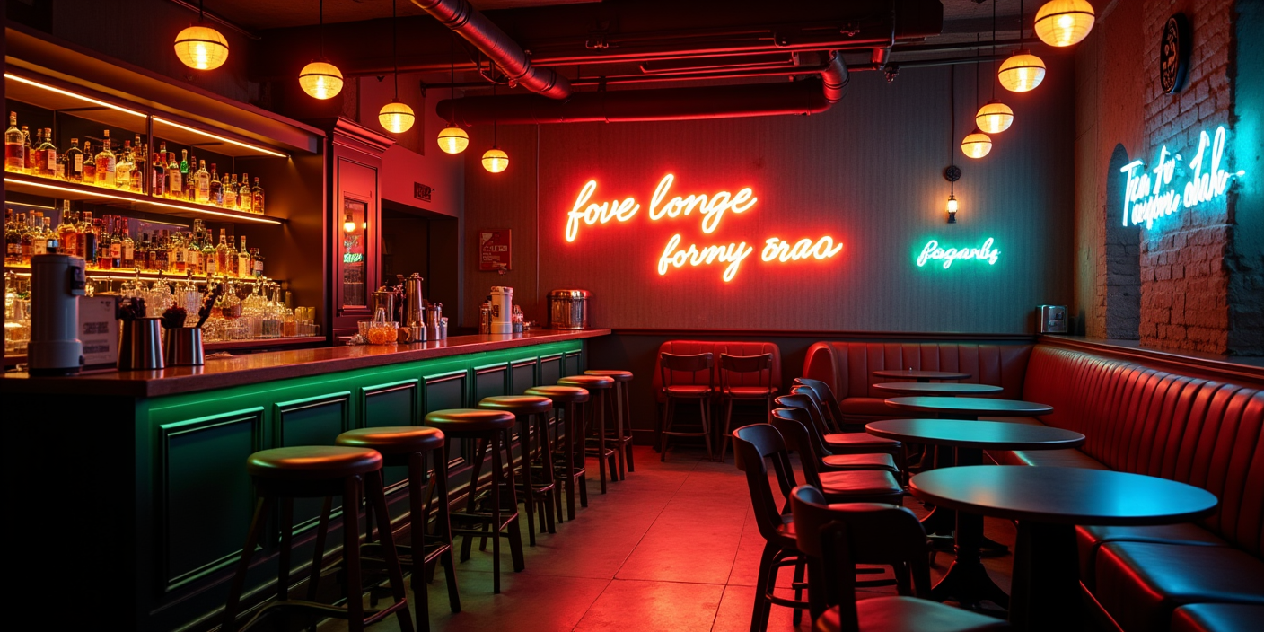 Bar lighting ideas with pendant lights LED accents and neon signs creating a cozy and vibrant atmosphere - Leading LED lighting Manufacturer - Vorlane - Vorlane - Leading LED lighting Manufacturer - Vorlane - Vorlane Bar lighting ideas with pendant lights LED accents and neon signs creating a cozy and vibrant atmosphere - Leading LED lighting Manufacturer - Vorlane - Vorlane - Leading LED lighting Manufacturer - Vorlane - Vorlane